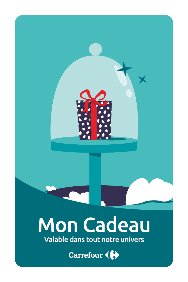 Carte cadeaux Noël entreprise Carrefour+ - Carrefour Pro